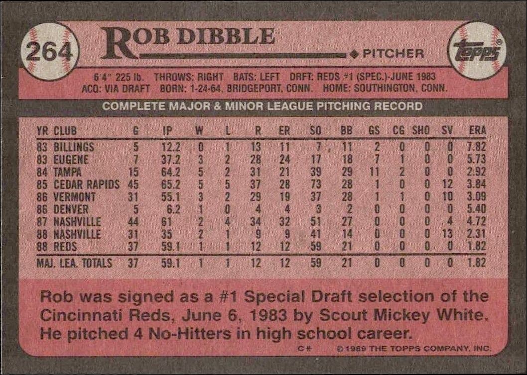 Rob Dibble - Back