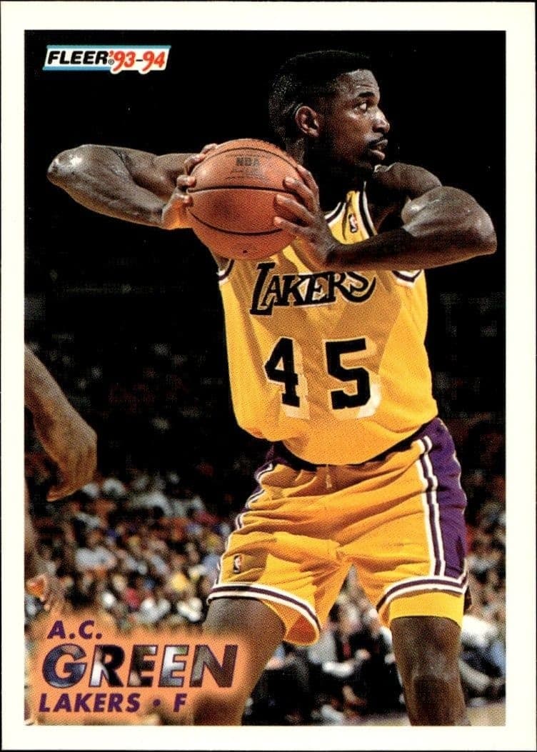 1993-94 Fleer A.C. Green #102 trading card