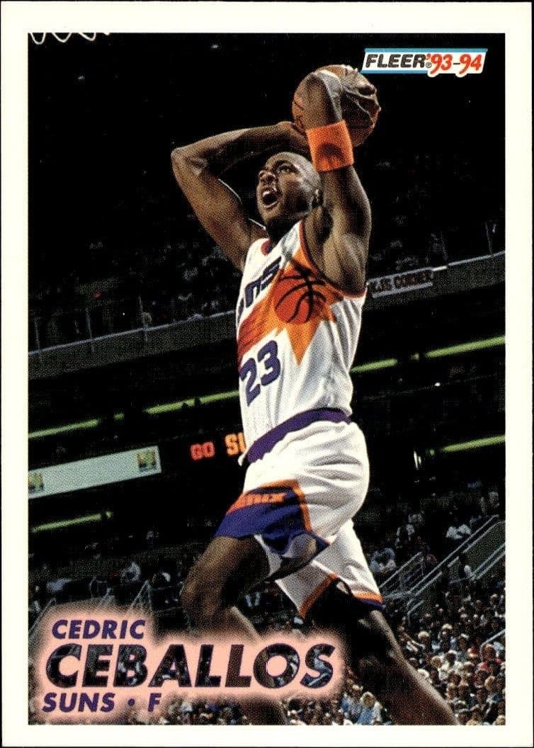 1993-94 Fleer Cedric Ceballos #164 trading card