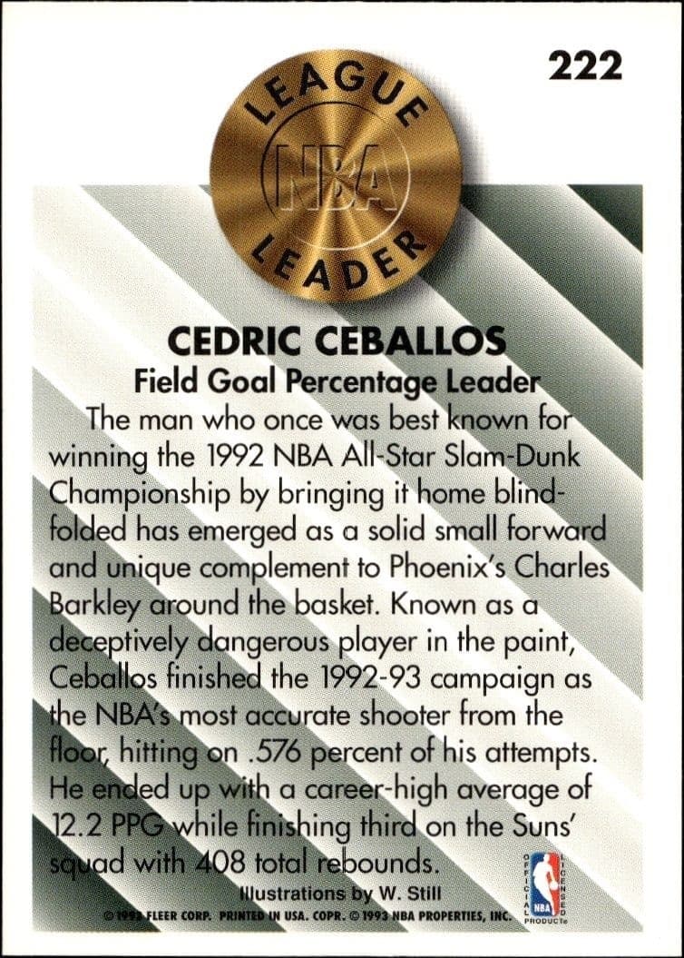 Cedric Ceballos - Back