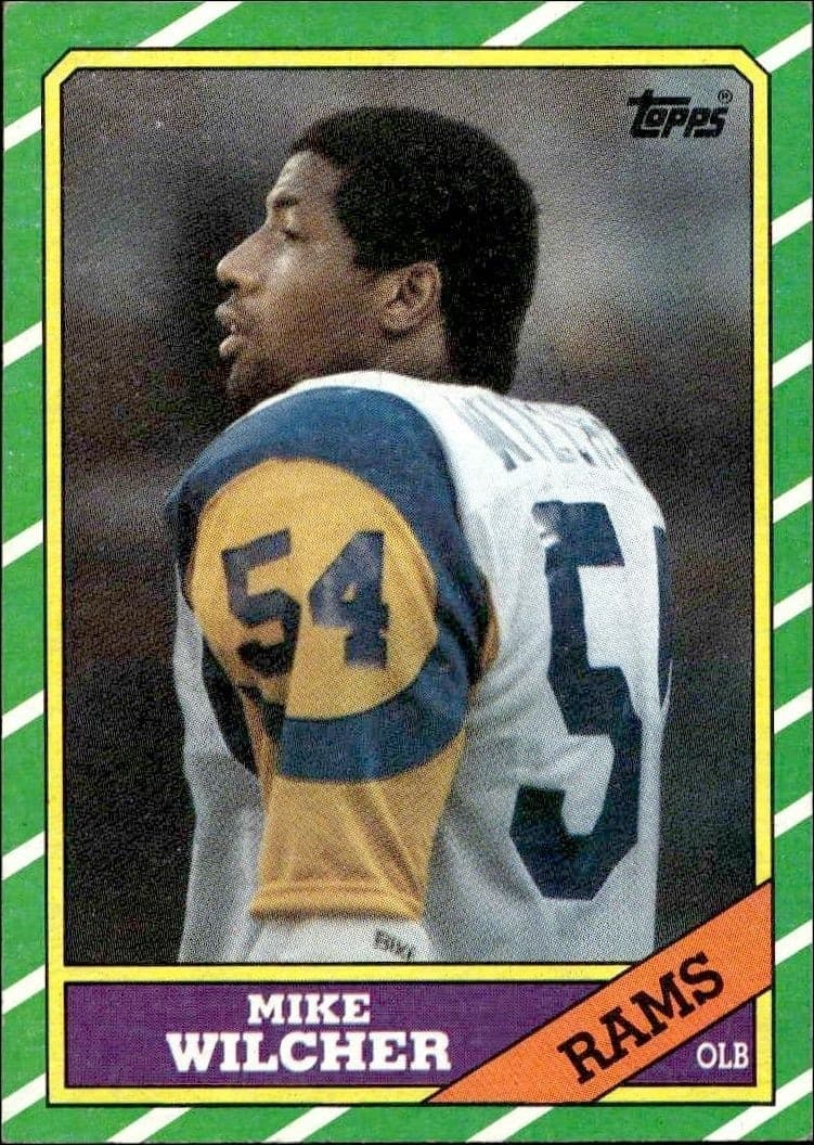 1986 Topps Mike Wilcher #85 trading card