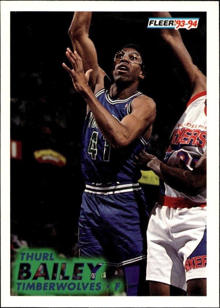 1993-94 Fleer Thurl Bailey #122 trading card