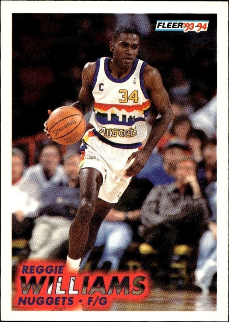 1993-94 Fleer Reggie Williams #57 trading card