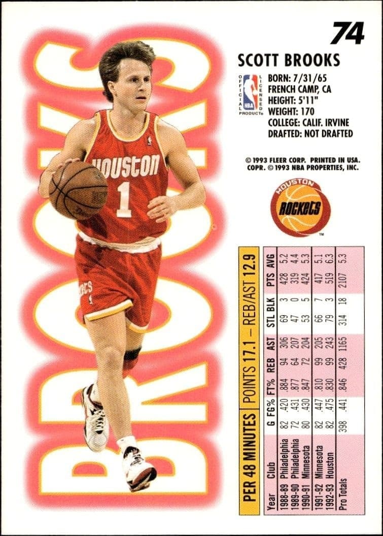 Scott Brooks - Back