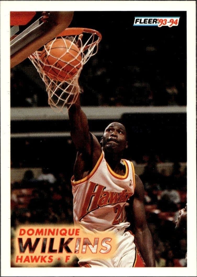 1993-94 Fleer Dominique Wilkins #7 trading card