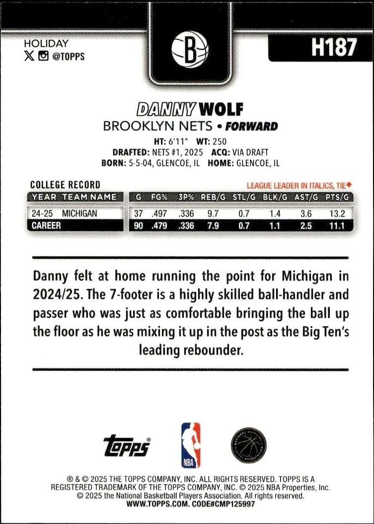 Danny Wolf - Back