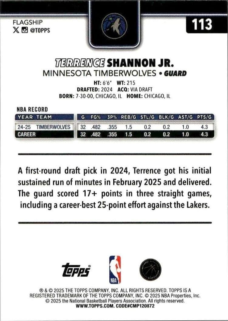 Terrence Shannon Jr. - Back