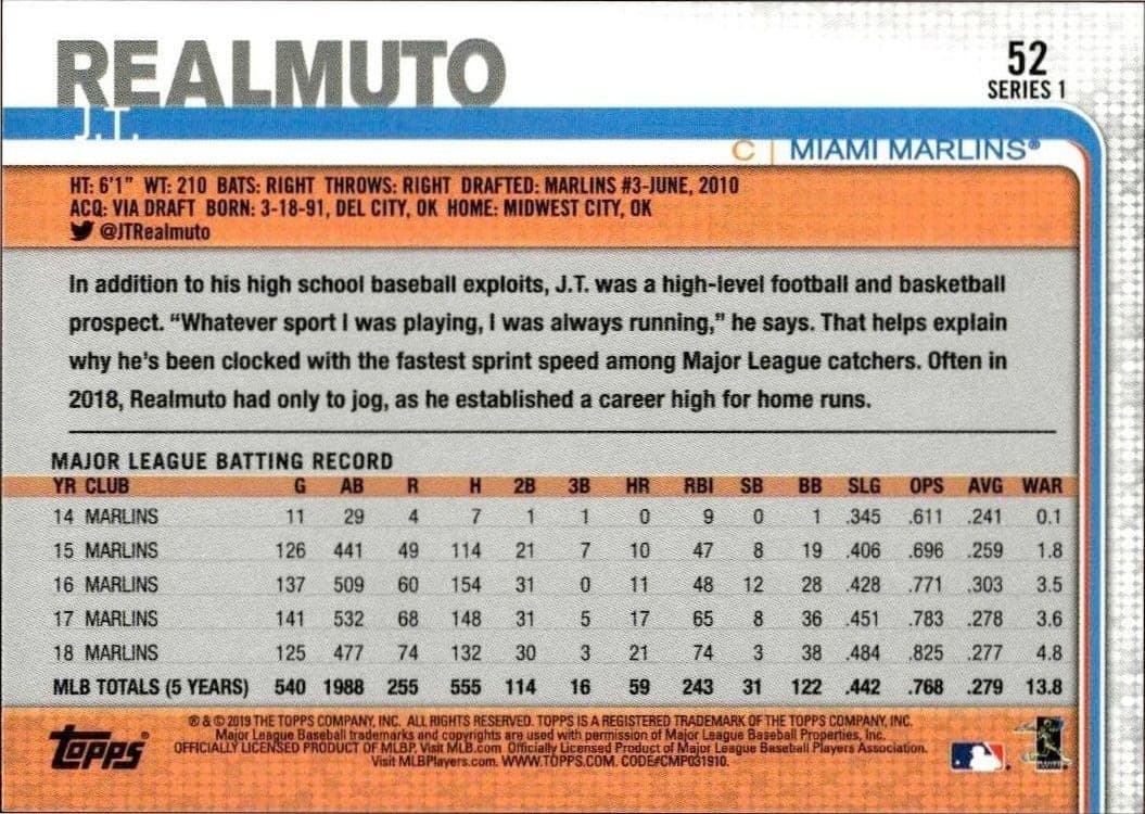 Jt Realmuto - Back