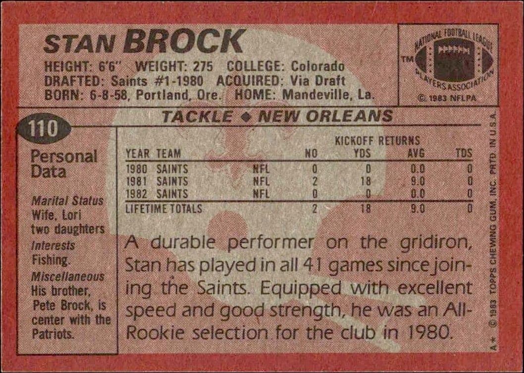 Stan Brock - Back