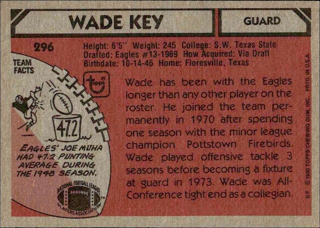 Wade Key - Back