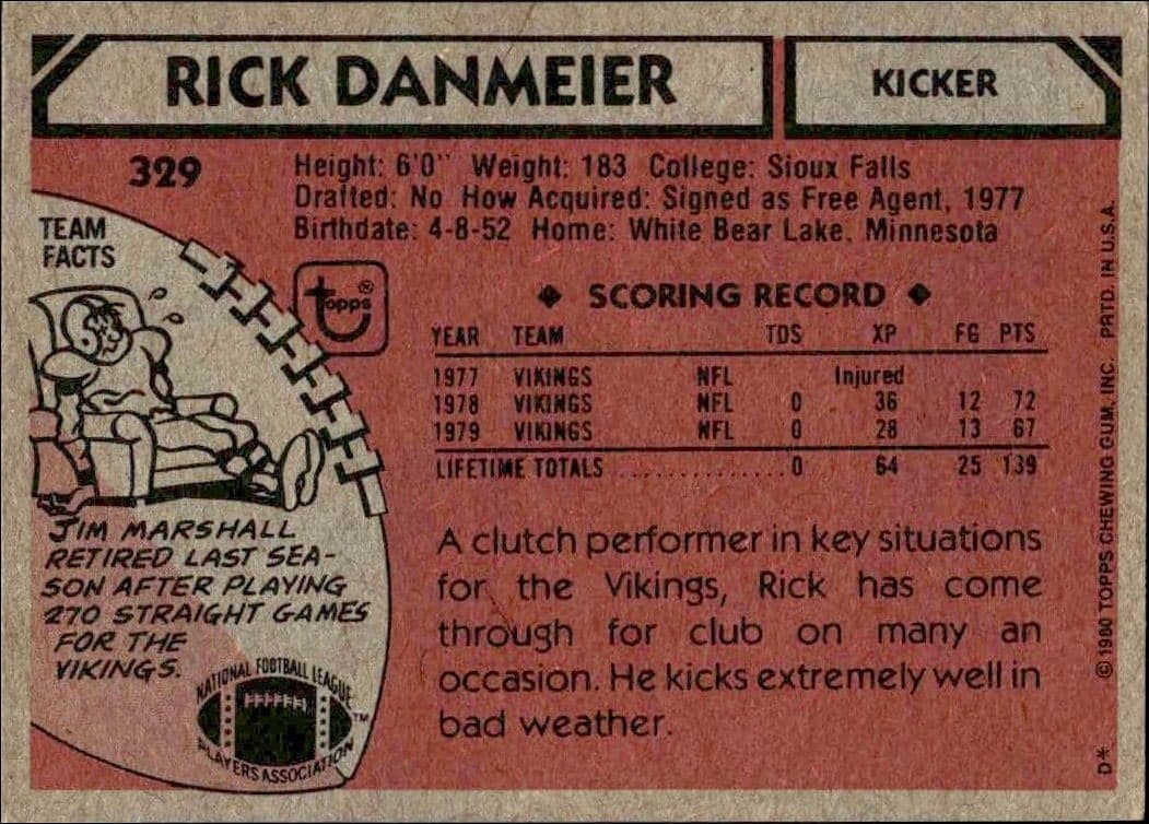 Rick Danmeier - Back