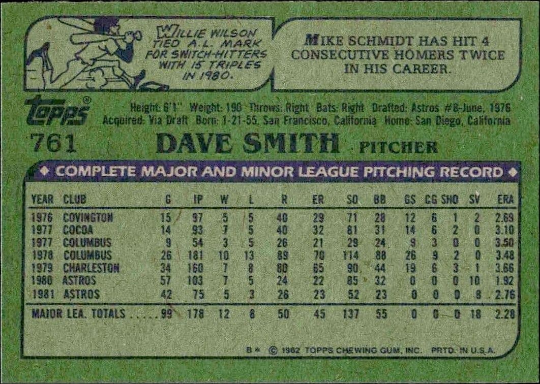 Dave Smith - Back