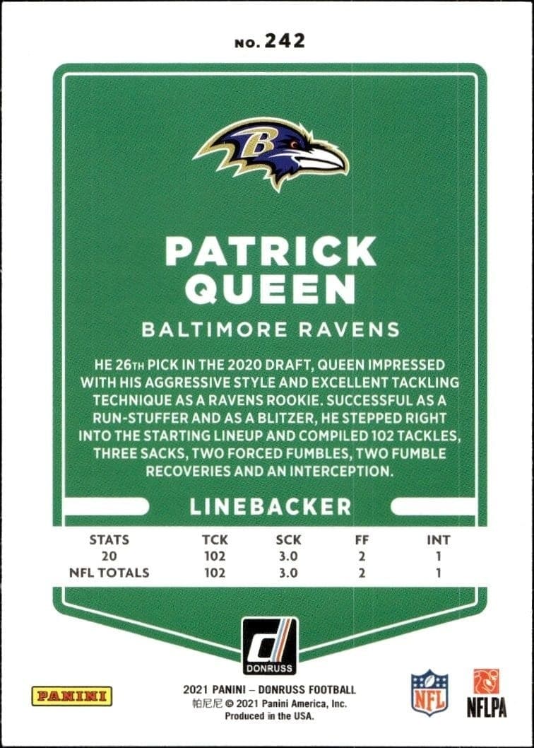 Patrick Queen - Back