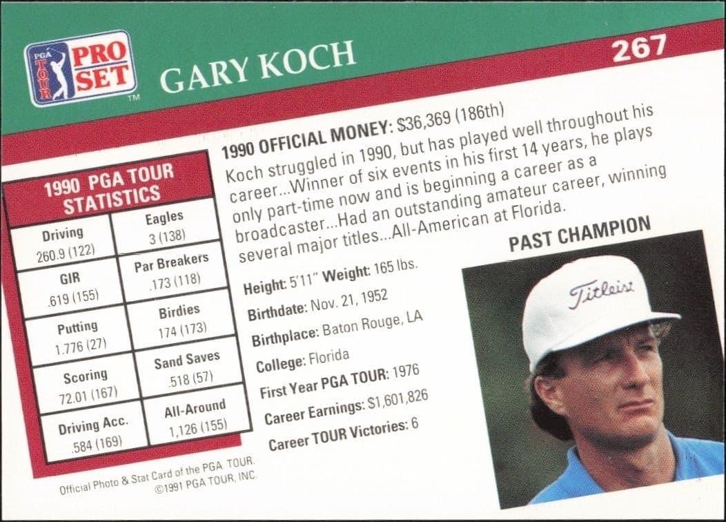 Gary Koch - Back