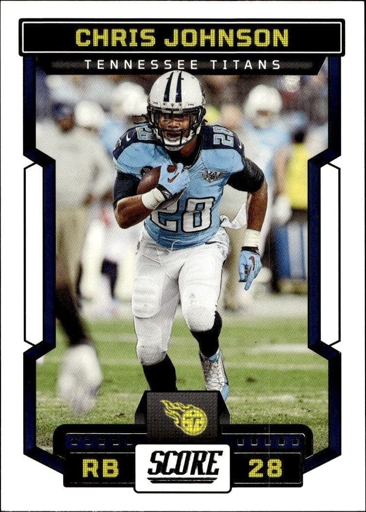 2023 Panini Score Chris Johnson #35 trading card