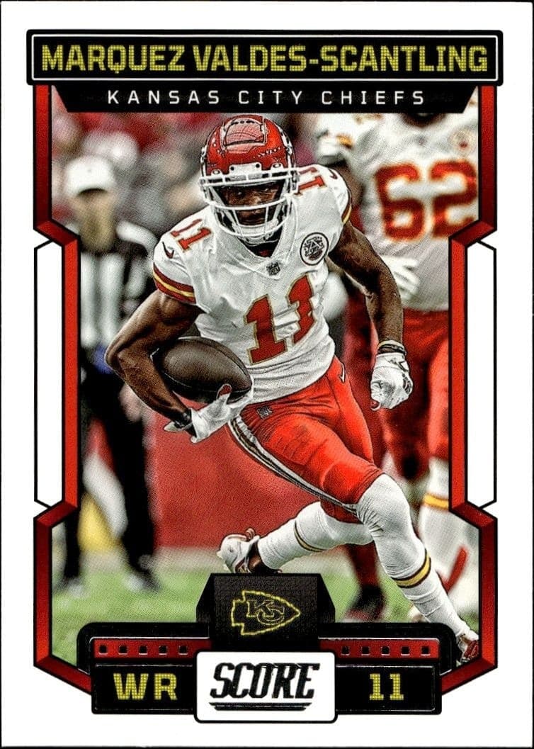 2023 Panini Score Marquez Valdes-Scantling #123 trading card