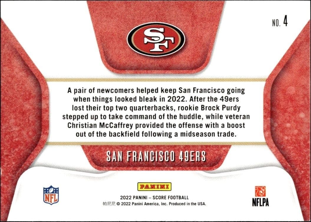 San Francisco 49ers - Back