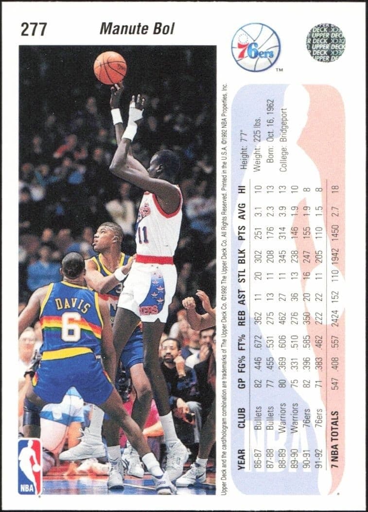 Manute Bol - Back