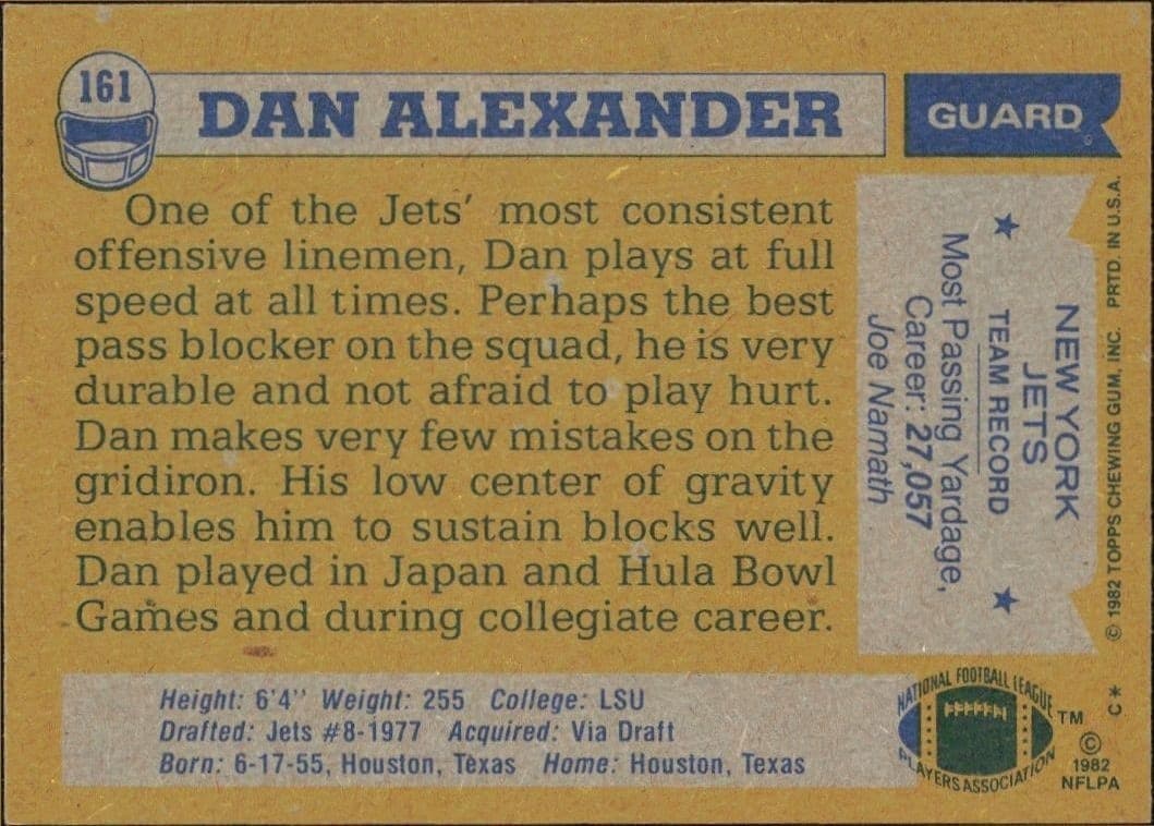 Dan Alexander - Back