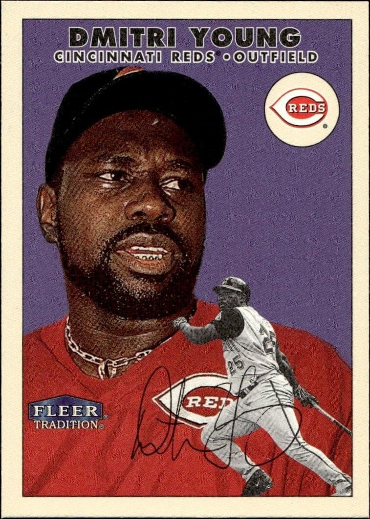 2000 Fleer Tradition Glossy Dmitri Young #144 trading card