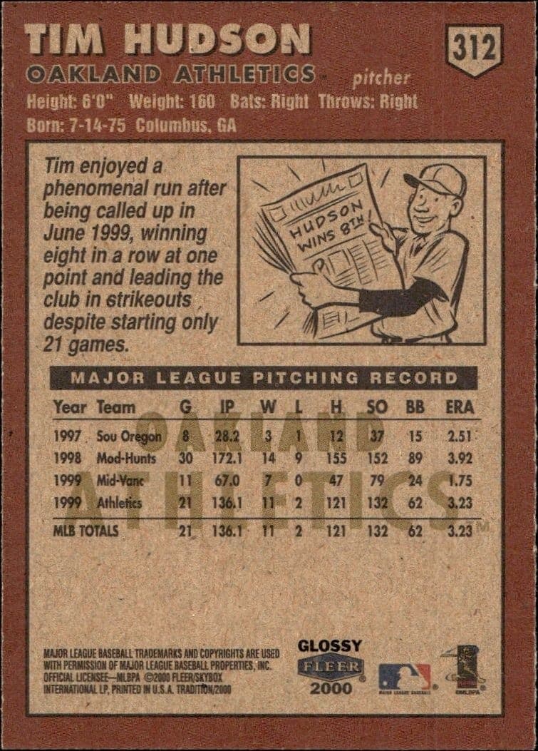 Tim Hudson - Back