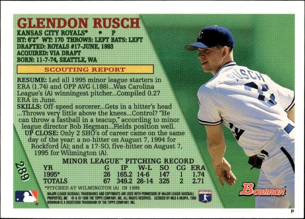 Glendon Rusch - Back