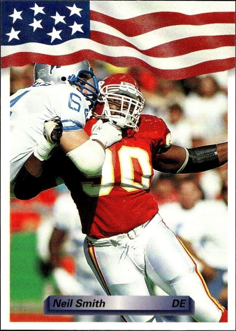 1992 Aw-Sports Team NFL Neil Smith #158 trading card