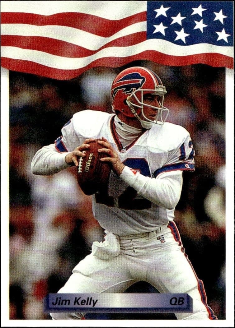 1992 Aw-Sports Team NFL Jim Kelly #153 trading card