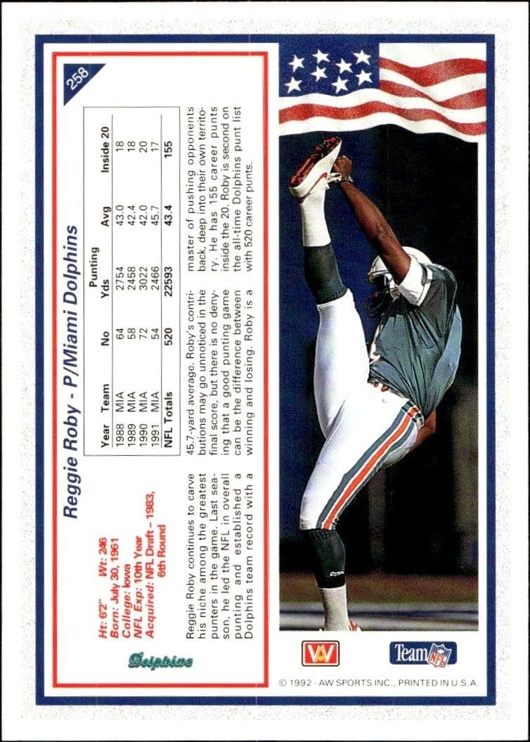 Reggie Roby - Back