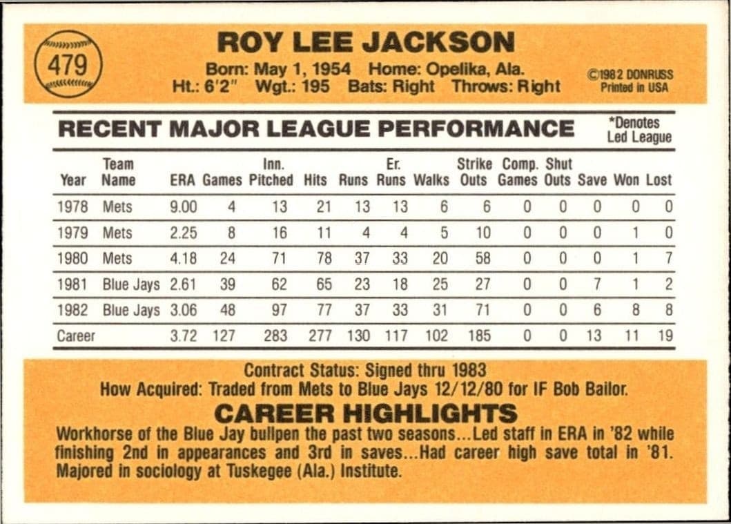Roy Lee Jackson - Back