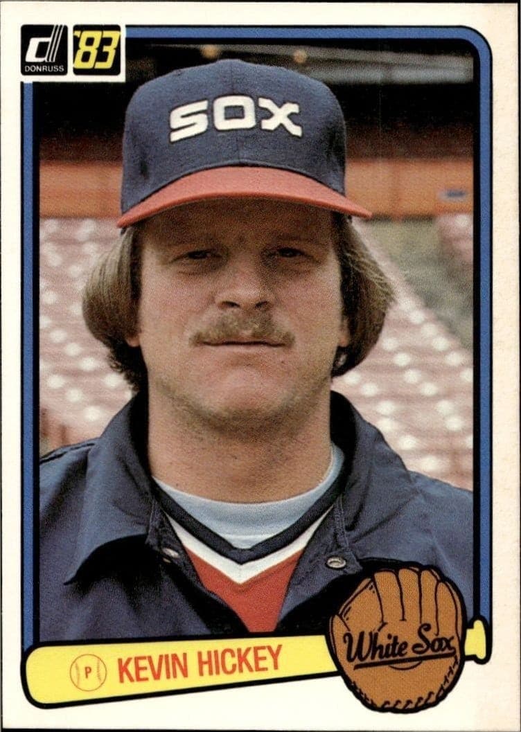 1983 Donruss Kevin Hickey #445 trading card