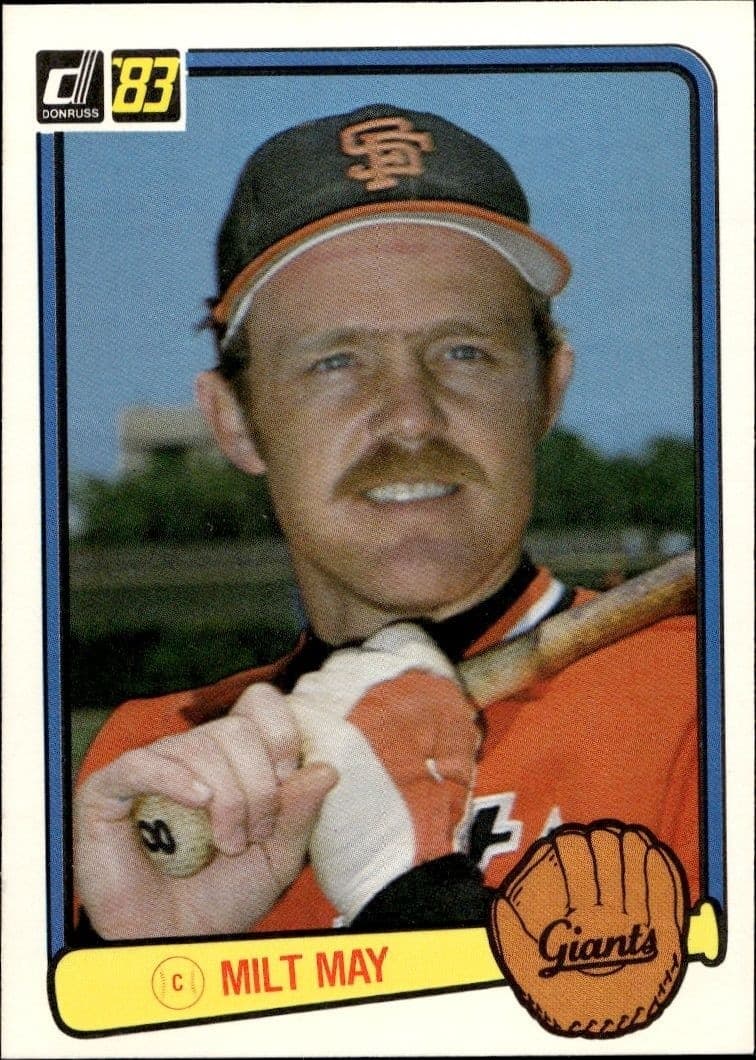 1983 Donruss Milt May #312 trading card