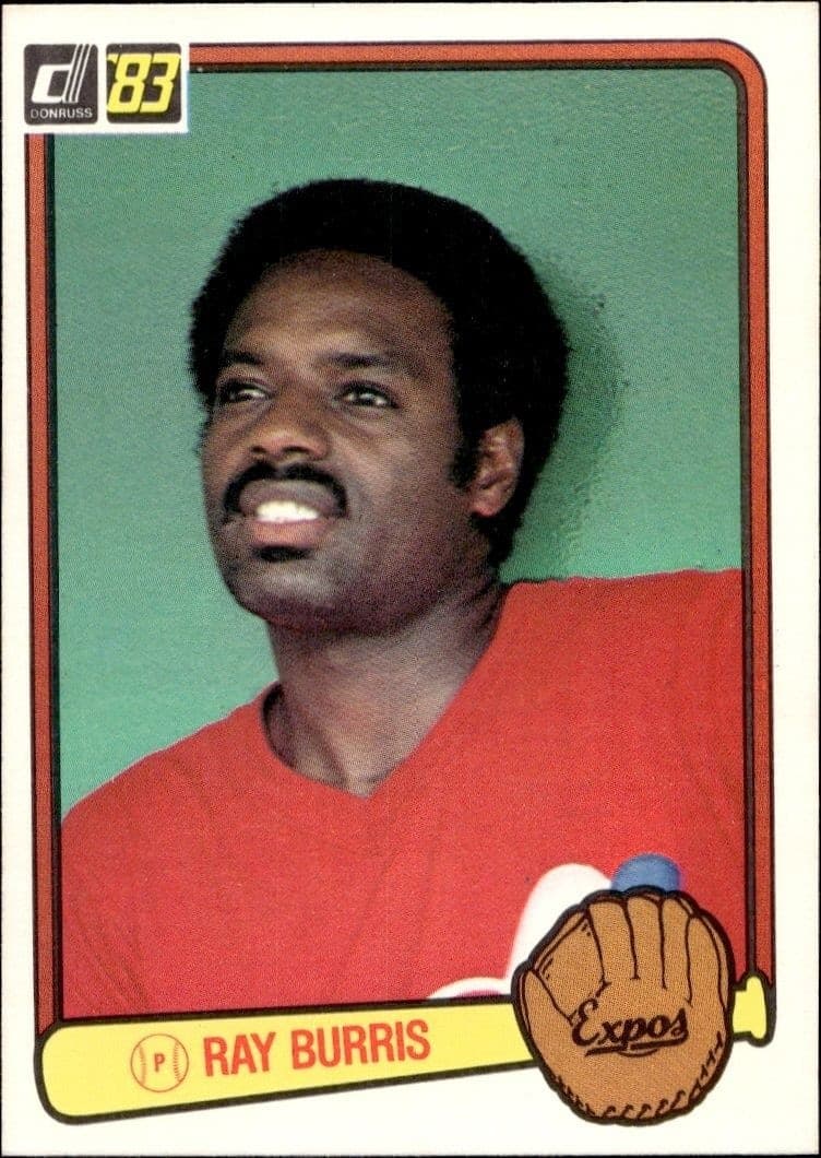 1983 Donruss Ray Burris #36 trading card