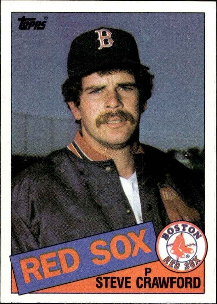 1985 Topps Steve Crawford #661 trading card