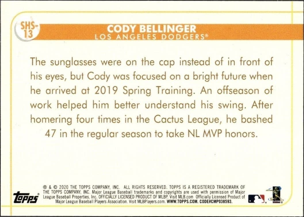 Cody Bellinger - Back
