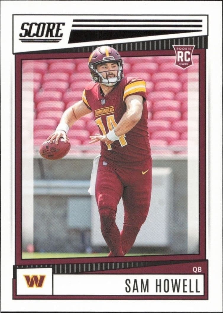 2022 Panini Score Sam Howell #304 trading card