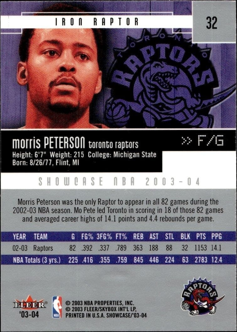 Morris Peterson - Back