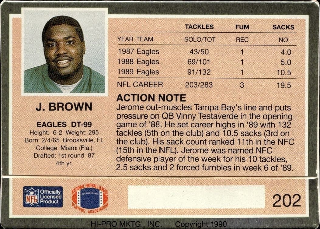 Jerome Brown - Back