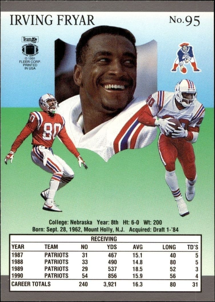 Irving Fryar - Back