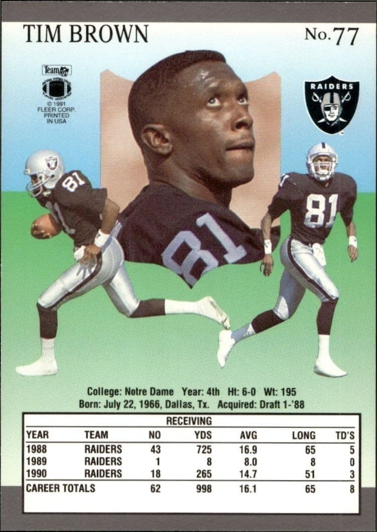 Tim Brown - Back