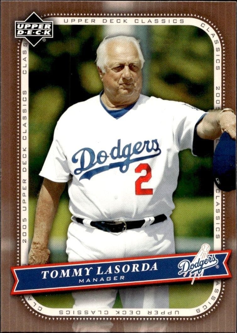 2005 Upper-Deck Classics Tom Lasorda #92 trading card
