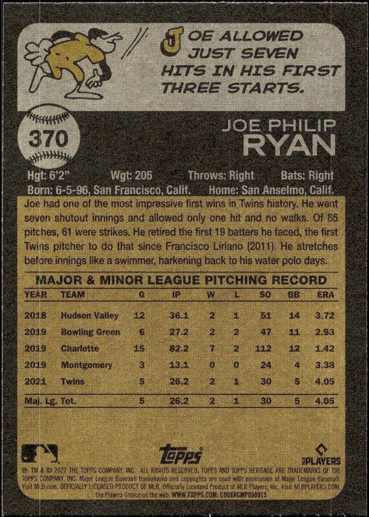 Joe Ryan - Back