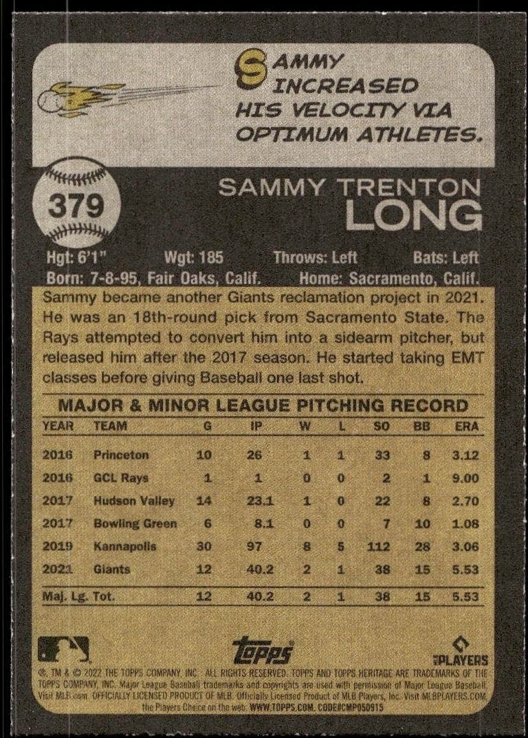 Sammy Long - Back