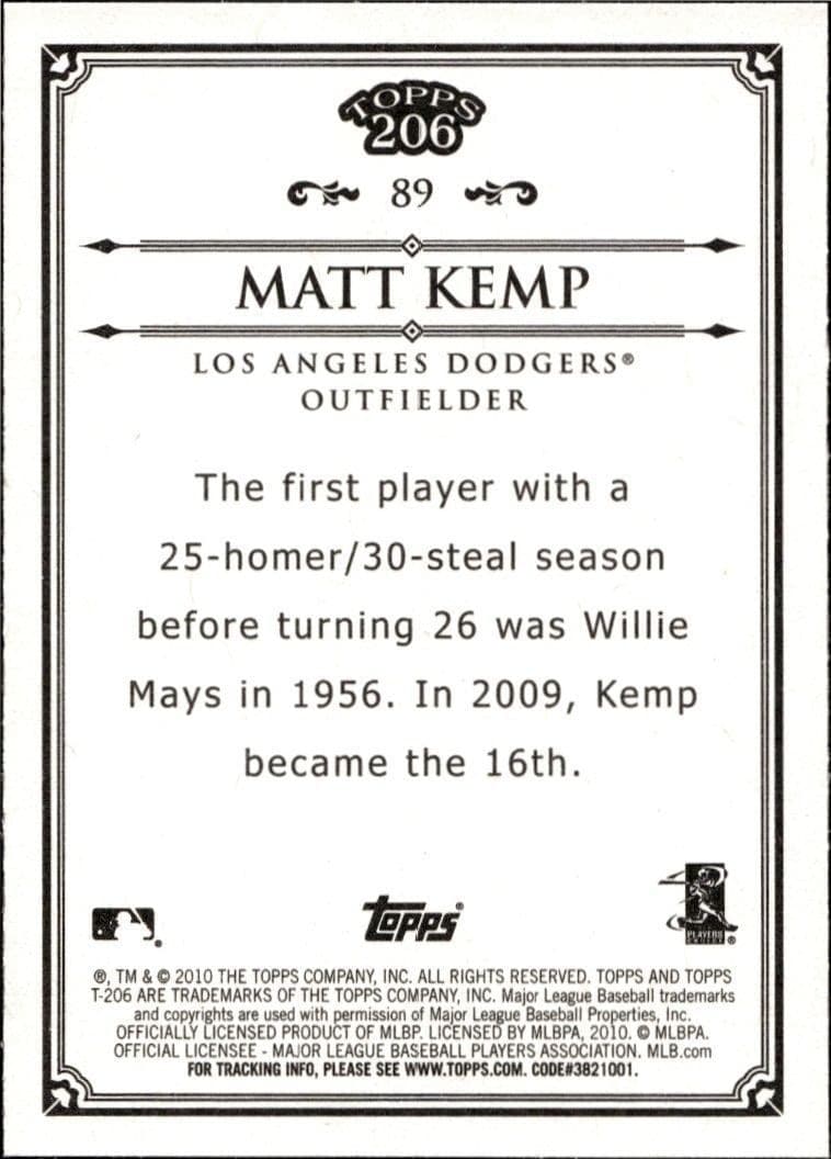 Matt Kemp - Back