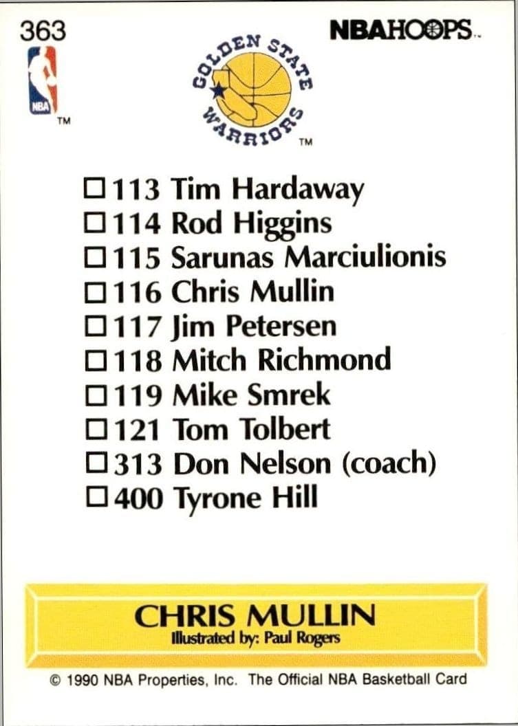 Chris Mullin - Back