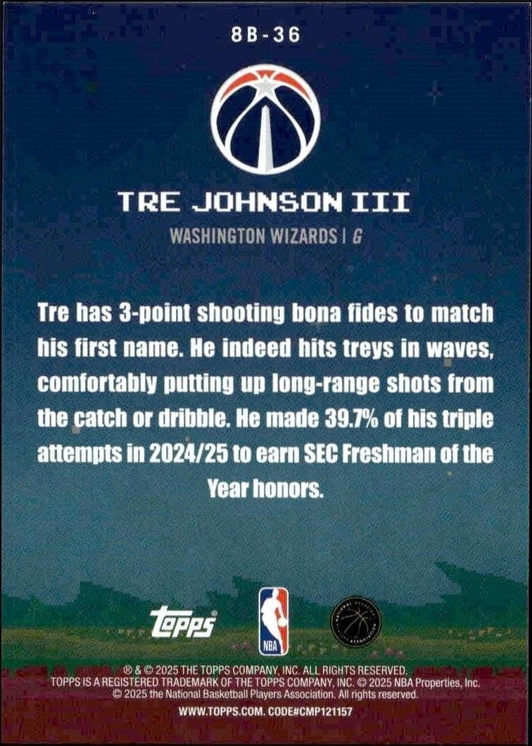 Tre Johnson III - Back
