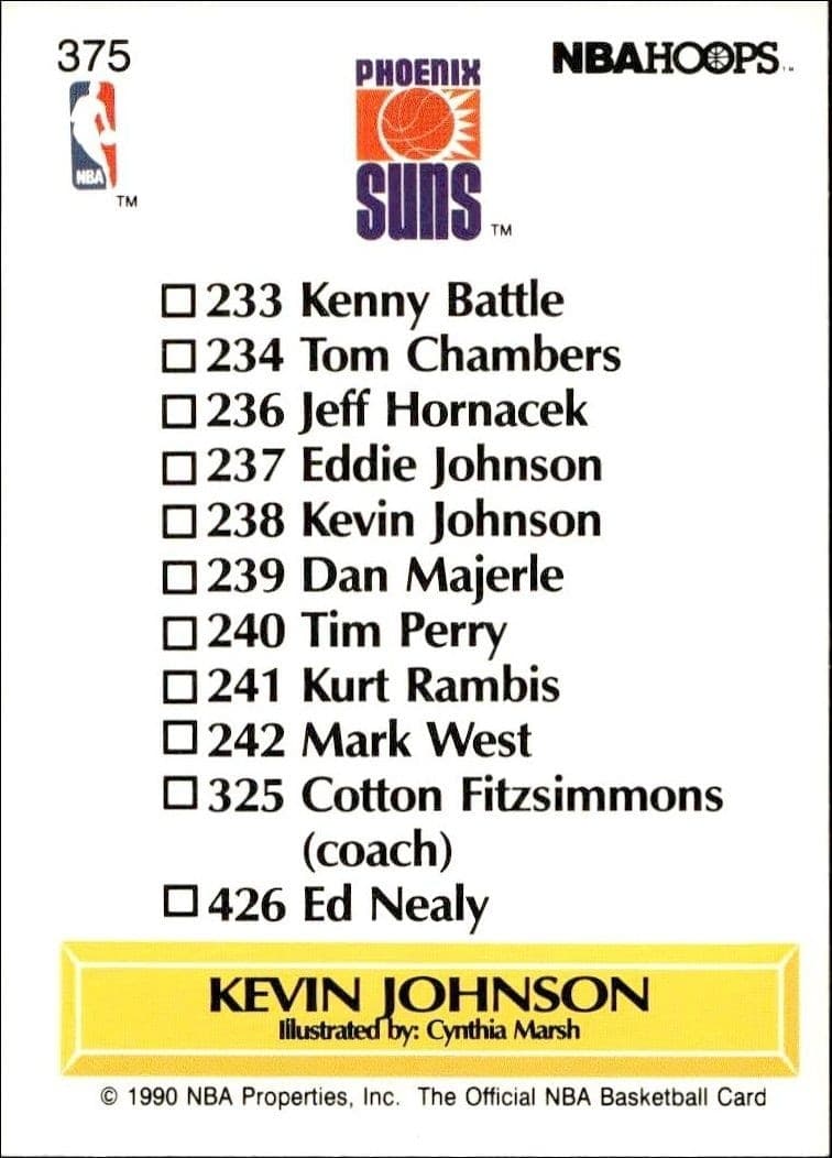 Kevin Johnson - Back