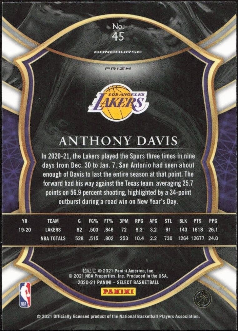 Anthony Davis - Back