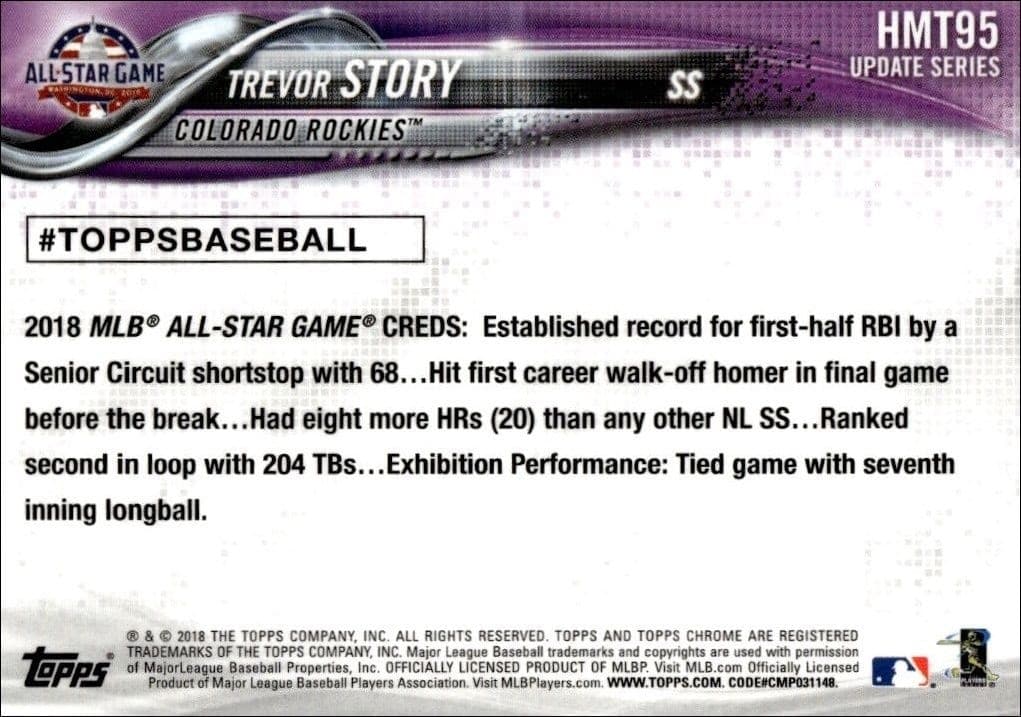 Trevor Story - Back