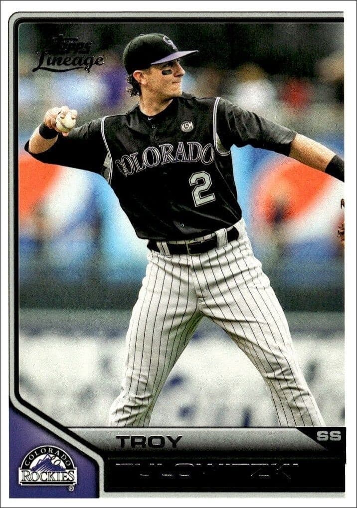 2011 Topps Lineage Troy Tulowitzki #80 trading card